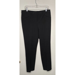 NWT Tahari Alyssa Women's Black Slim Leg Dress Pants Career Trousers Size 10